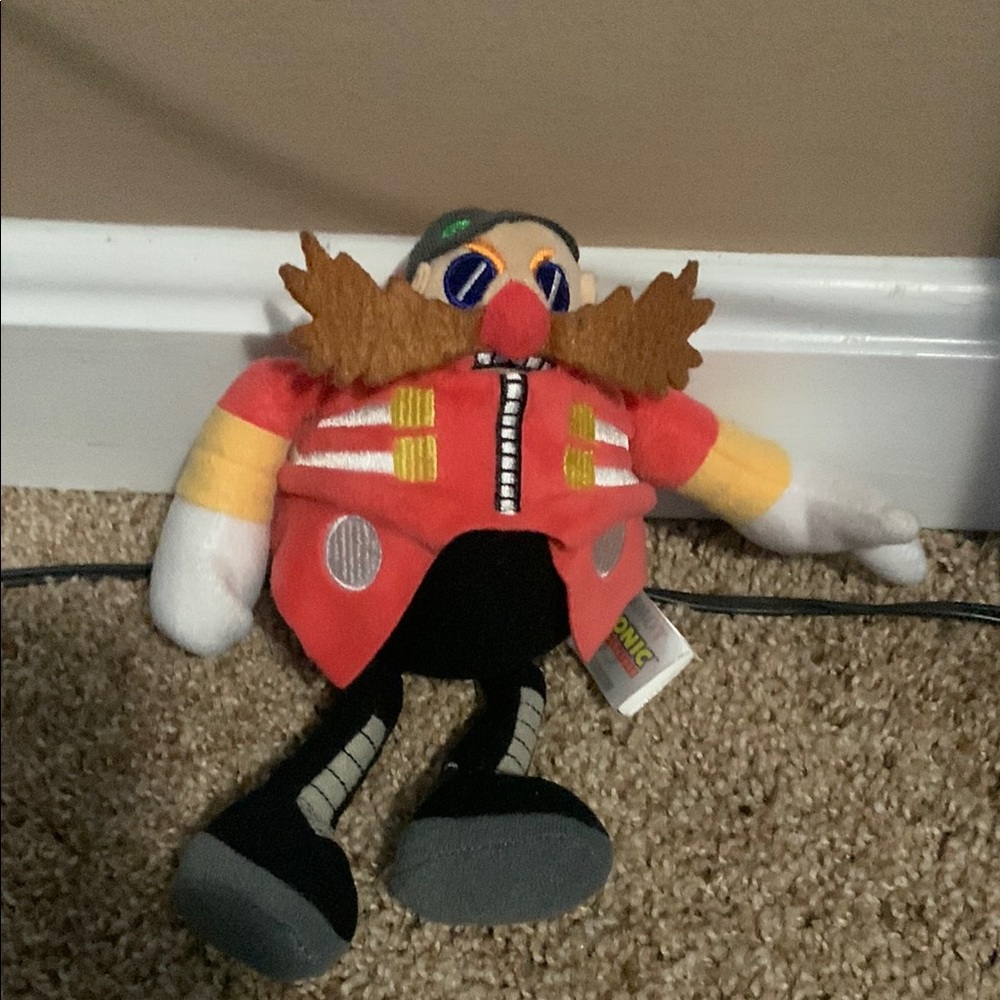 Sonic the Hedgehog Dr. Eggman Tomy Plush Toy
